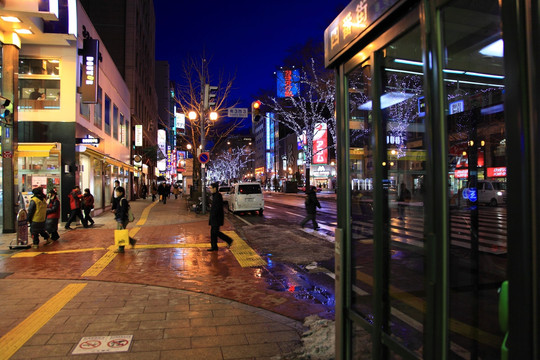 日本札幌街景