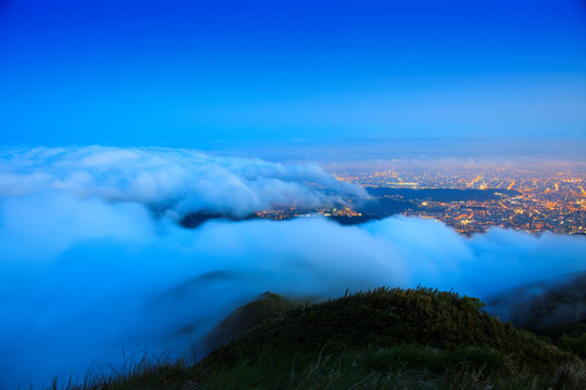 阳明山夜景