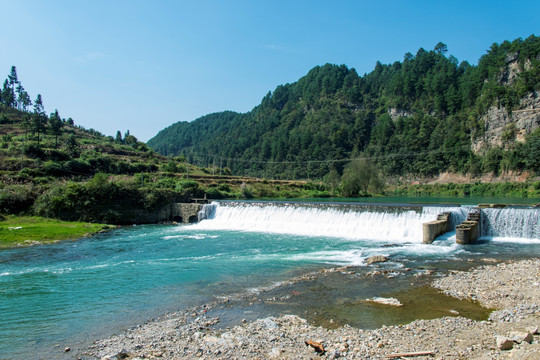 绍坪水库素材