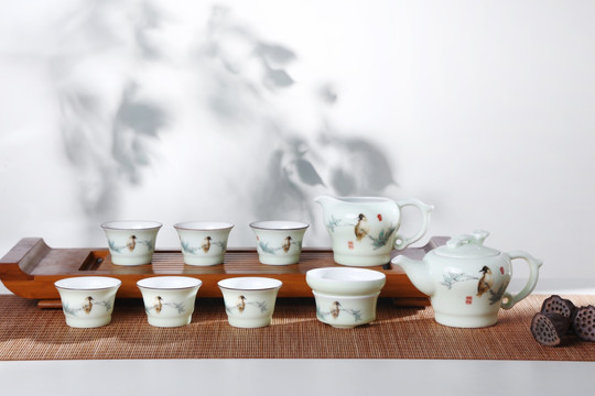 茶具 茶 茶道 茶艺 青花 茶