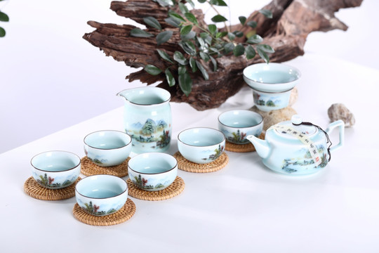 茶具 茶 茶道 茶艺 青花 茶