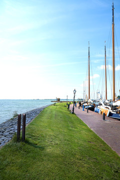 荷兰渔港阿夫鲁戴克