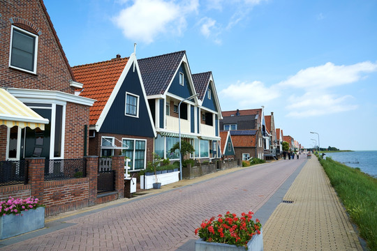 荷兰北海渔村
