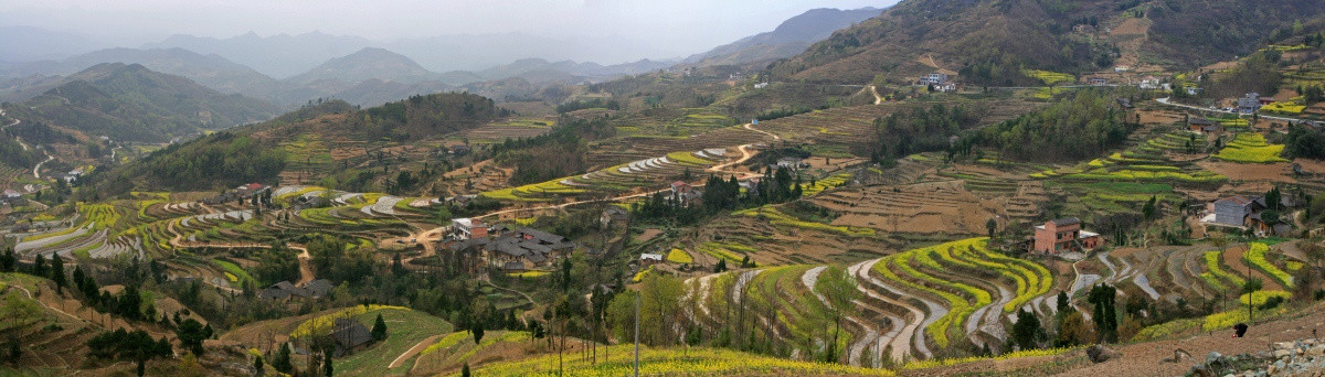 陕西安康风堰古梯田