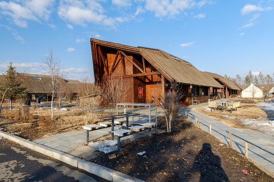 敖鲁古雅村建筑