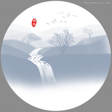 水墨山水