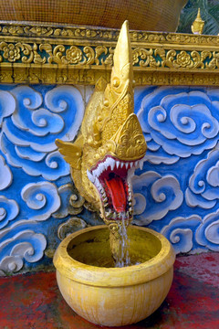 傣族神龙喷泉雕塑