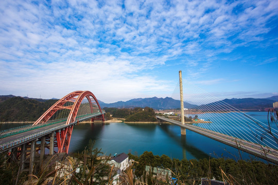 黄山太平湖双桥