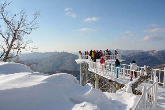 二浪河雪谷