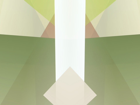 绿色几何拼接抽象高清立体背景