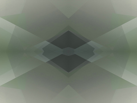 黑色立体几何拼接抽象高清电脑画