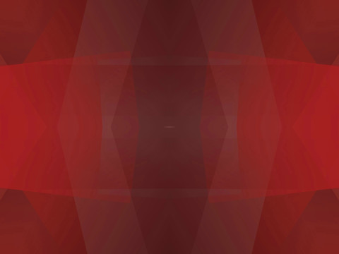 红色几何抽象拼接面立体电脑图案