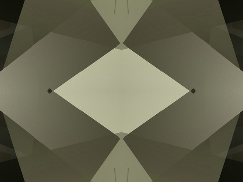 黑色高清几何抽象立体拼接电脑画