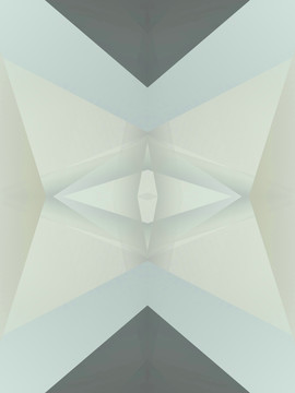 灰色立体拼接几何抽象高清电脑画