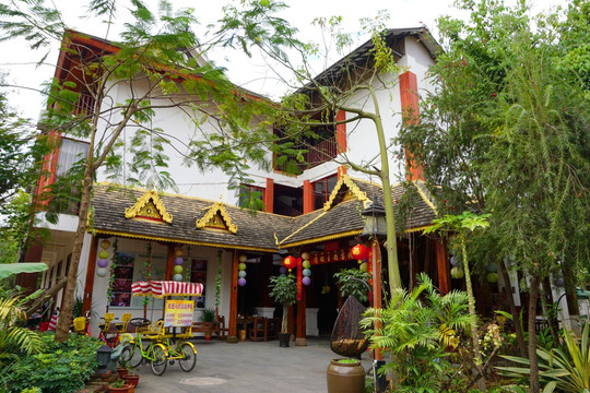 傣家酒店 傣族建筑庭院装饰