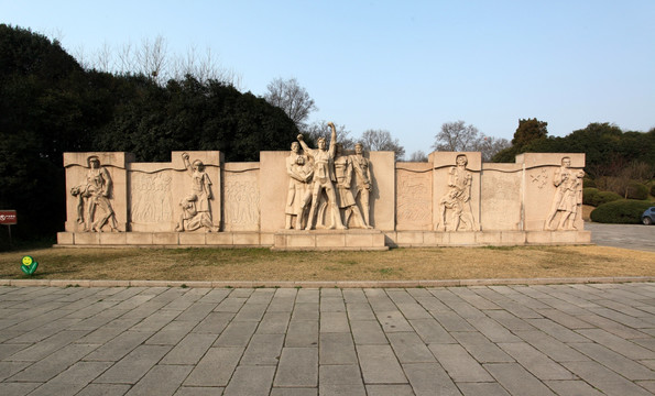 南京 雨花台 烈士陵园 雕塑