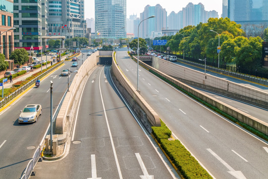 上海陆家嘴道路