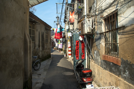 胡同小巷市井生活旧城改造拆迁