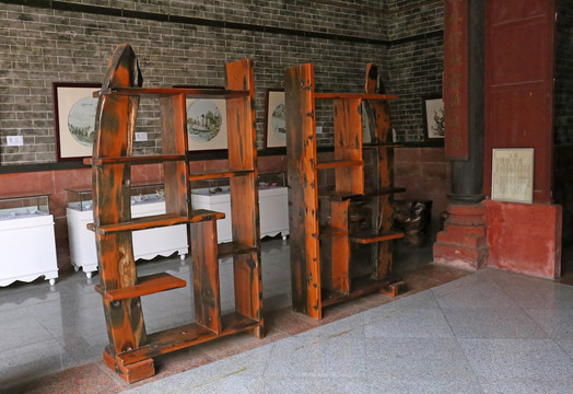 南社古村 古书架 屏封