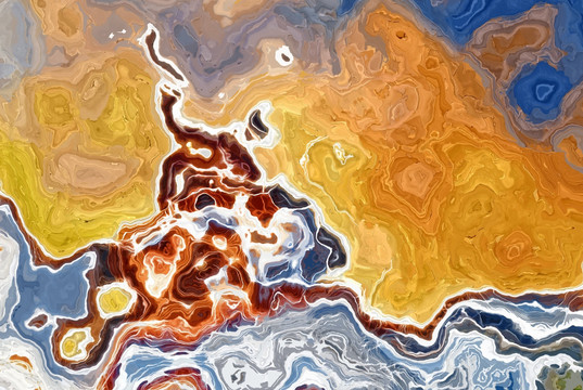 现代抽象艺术油画 装饰画