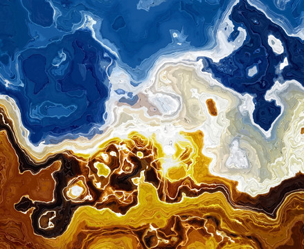 抽象油画装饰画