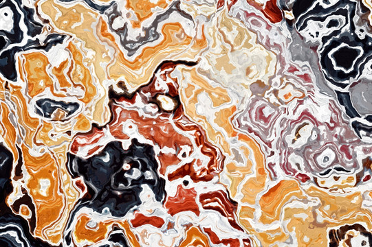 抽象油画 装饰画