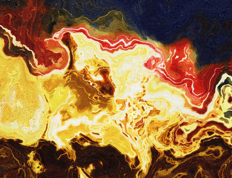 现代抽象装饰画 油画 挂画