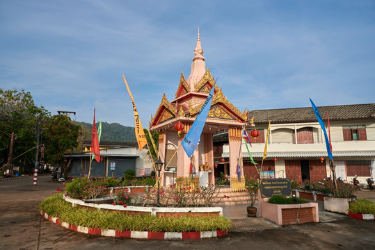 泰国甲米佛教祭坛