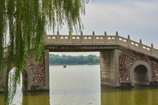 北京圆明园石桥