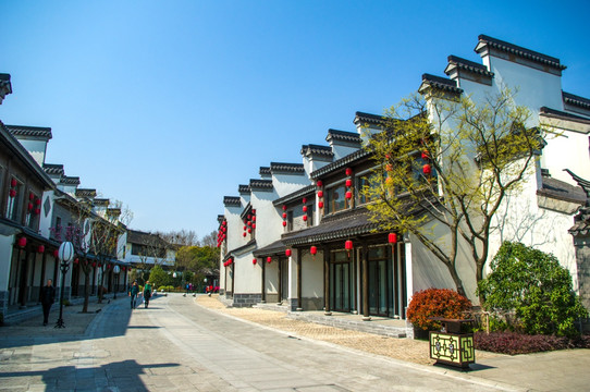 高清江南古镇老街图片