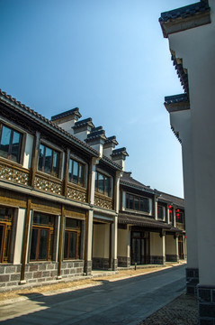高清江南古镇老街图片