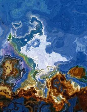 抽象画 油画装饰画