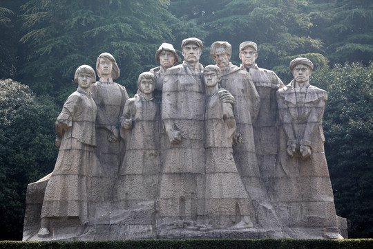 南京 雕塑 雨花台 烈士陵园