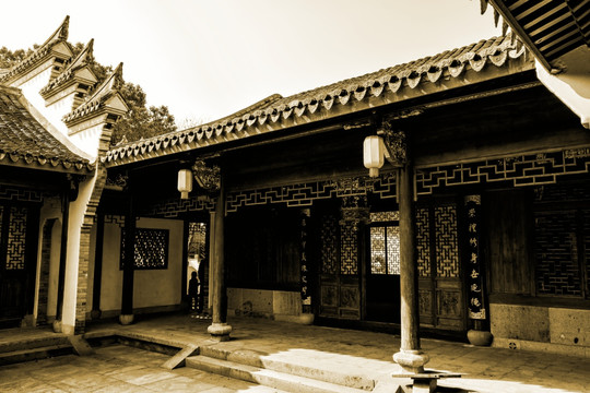 中式古镇民居
