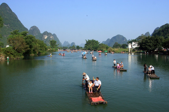 遇龙河旅游图片 高格