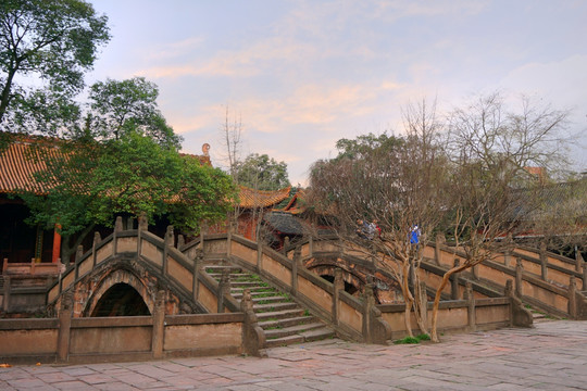 德阳文庙 泮桥和戟门