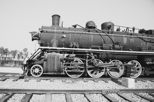 老上海照片 蒸汽火车