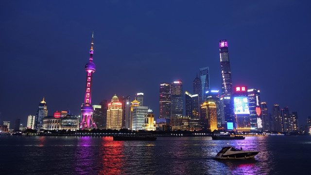 上海夜景全景