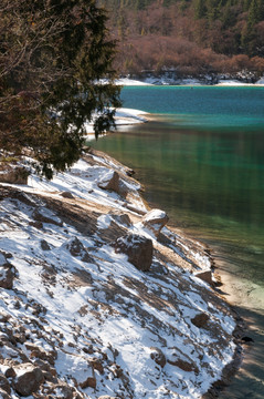 九寨沟雪景