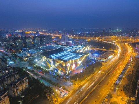 宁波恒一广场夜景
