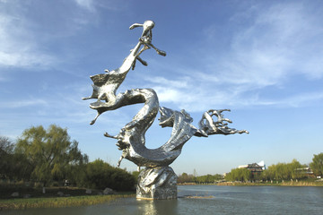水雕塑