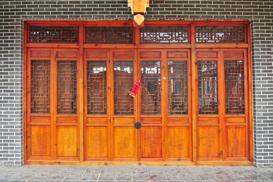木门 传统建筑