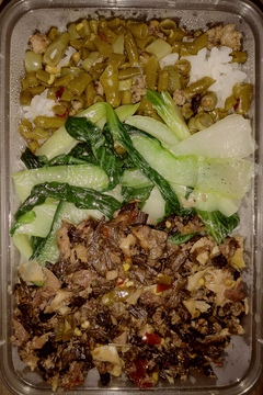 茶树菇肉末饭 茶树菇便当