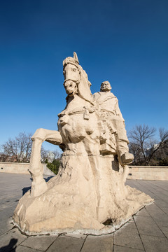 元大都遗址公园 马可波罗雕像