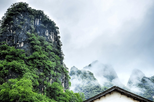 雾色山野