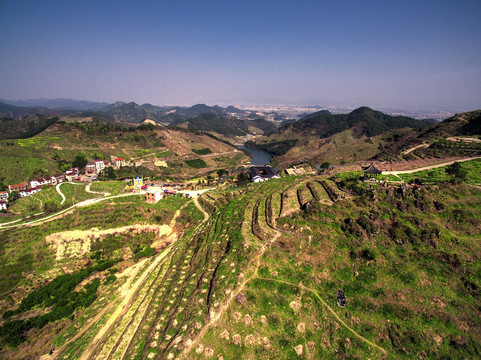 金华源东乡桃花源景区丁阳岭山顶