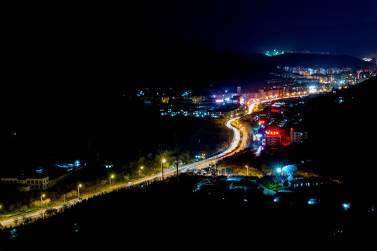 千佛山夜景