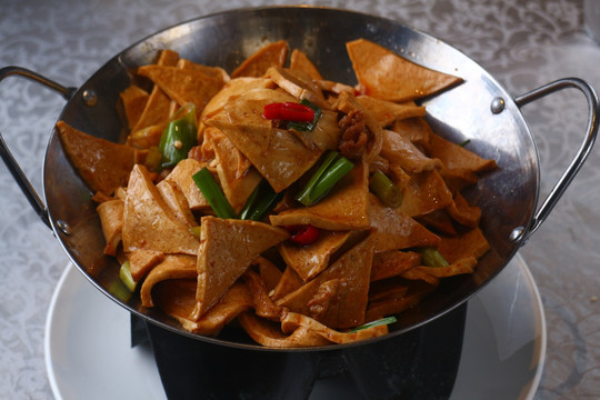 干锅千页豆腐