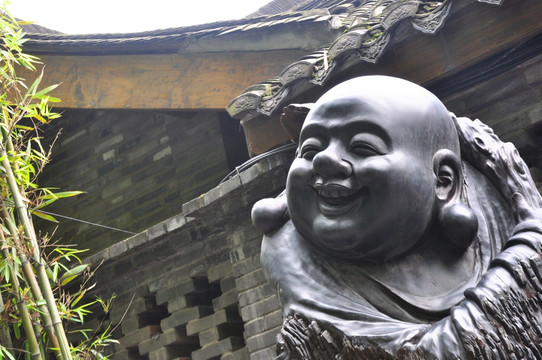 成都宽窄巷子雕塑