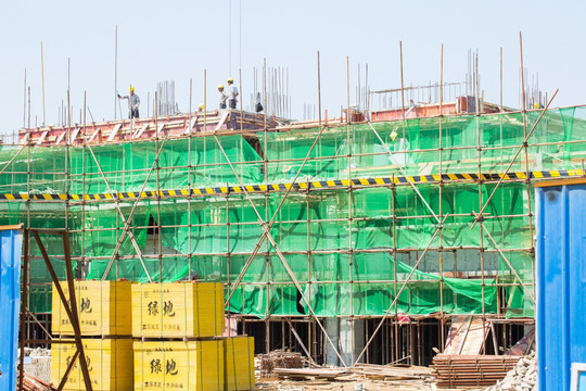 在建楼盘 建筑工地 施工现场